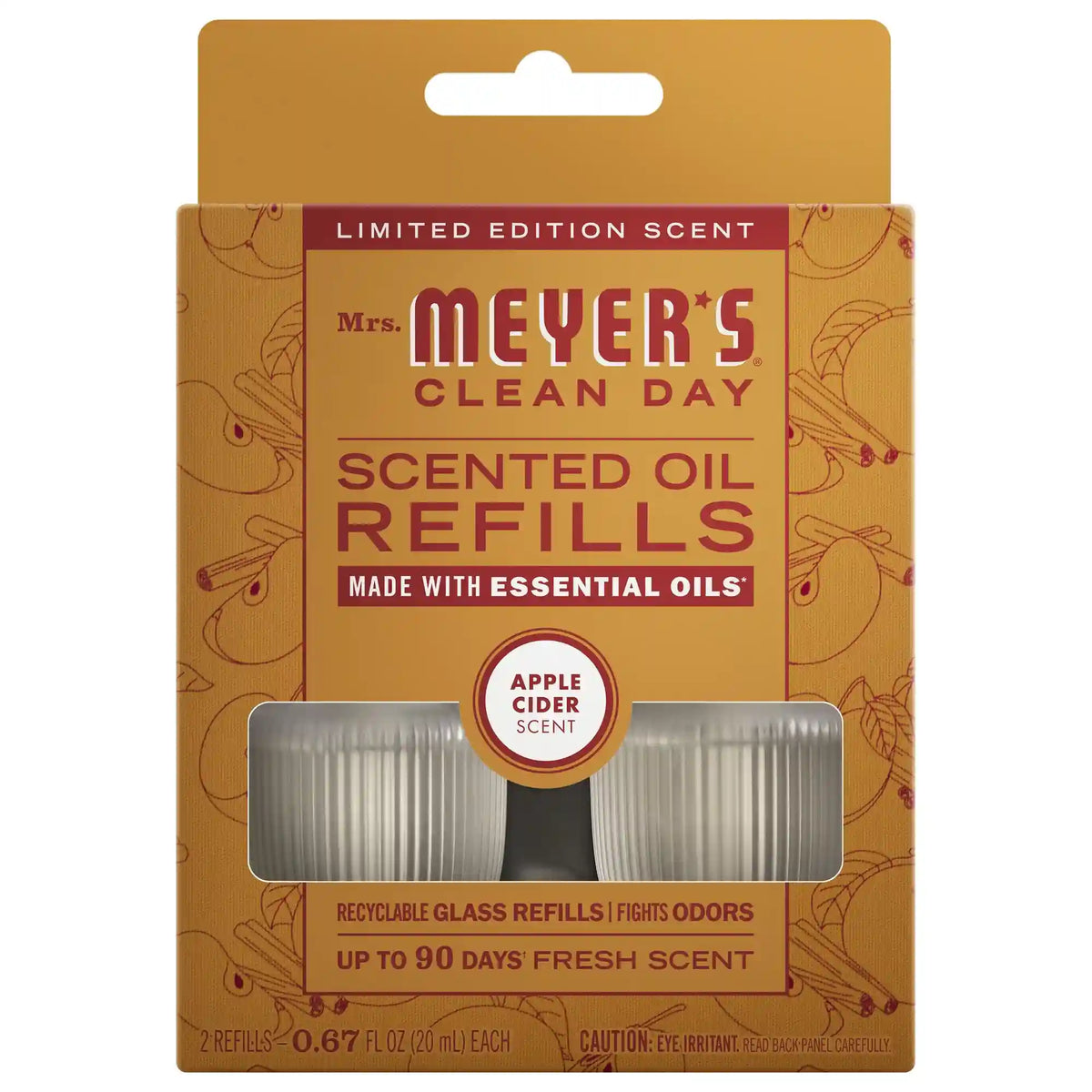 Apple Cider Plug In Scented Oil Refill, 2-Pack